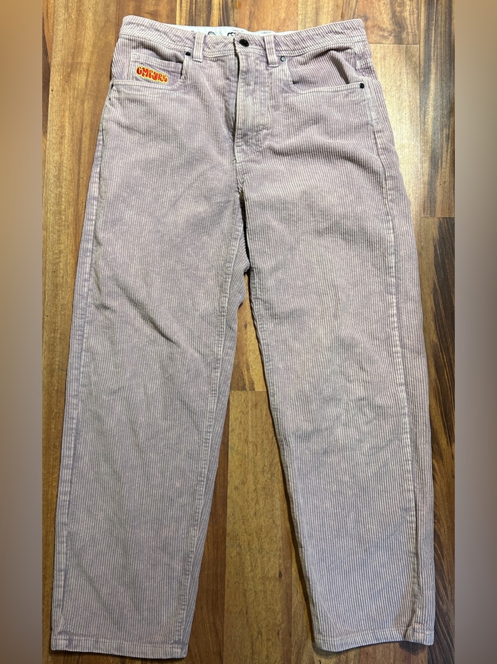 Empyre Loose Fit Grey Corduroy Skate Pants